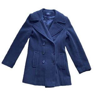 Cecil Gee retro black overcoat